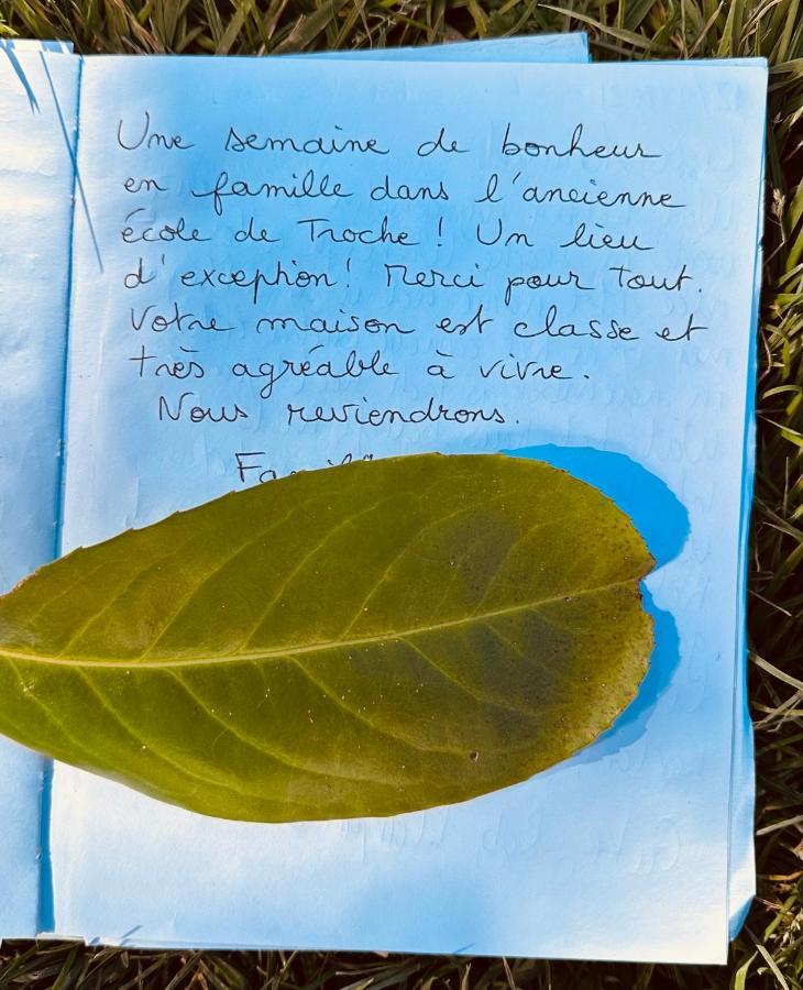 Villa De Vacances L'Ancienne Ecole Troche Eksteriør billede